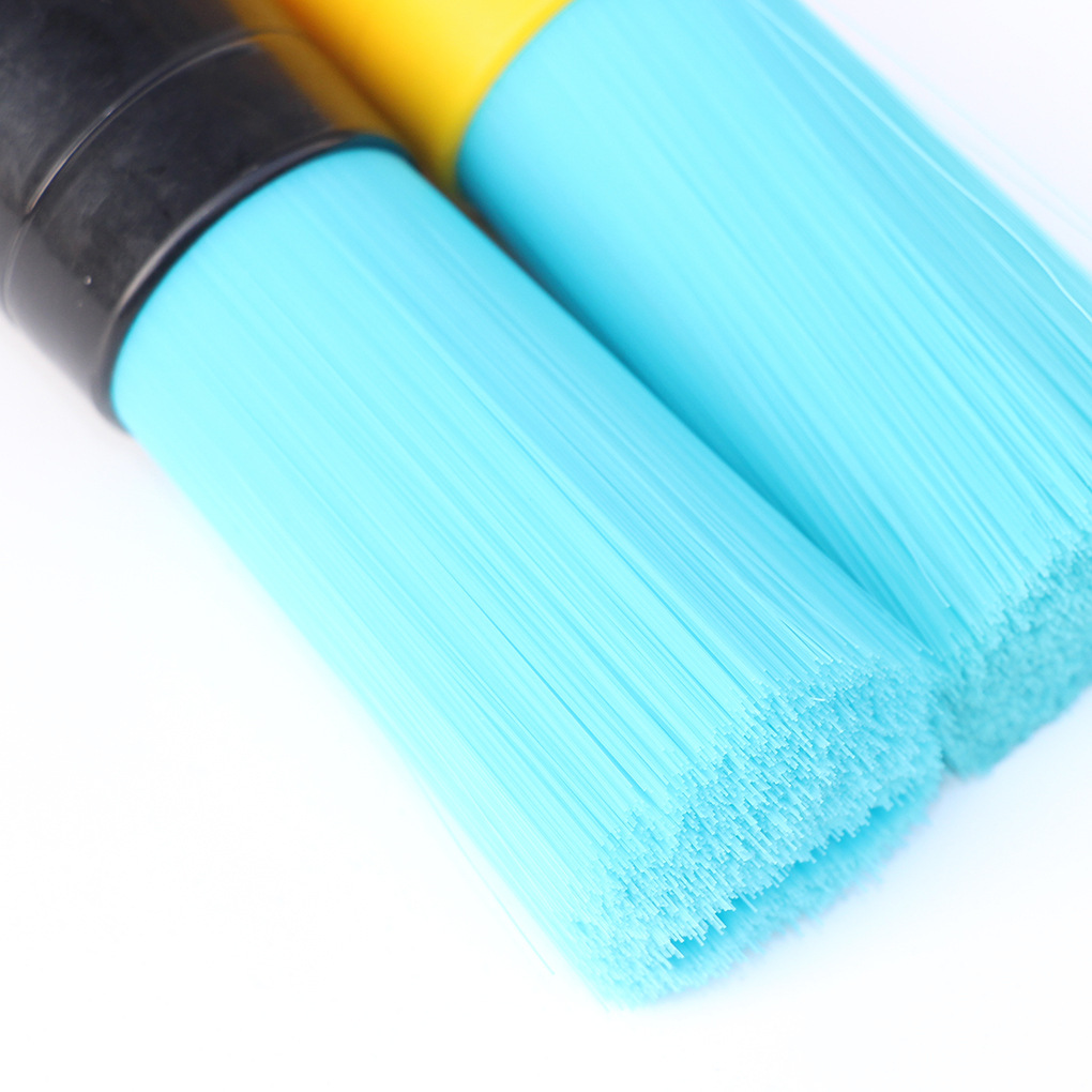 汽車硬毛黃色發(fā)動機清潔刷 格柵刷 細節(jié)清洗刷黑色藍色毛尼龍絲刷